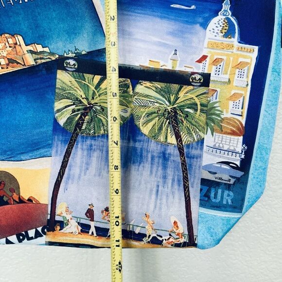 Lancome Vintage Travel Graphic Canvas Tote Bag - Picture 2 of 6